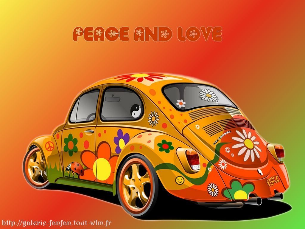 Fond D Ecran Peace And Love